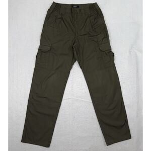 5.11 Tactical Mens Taclite Pro Ripstop Pants 32x34 Green Cargo 74273ABR-192